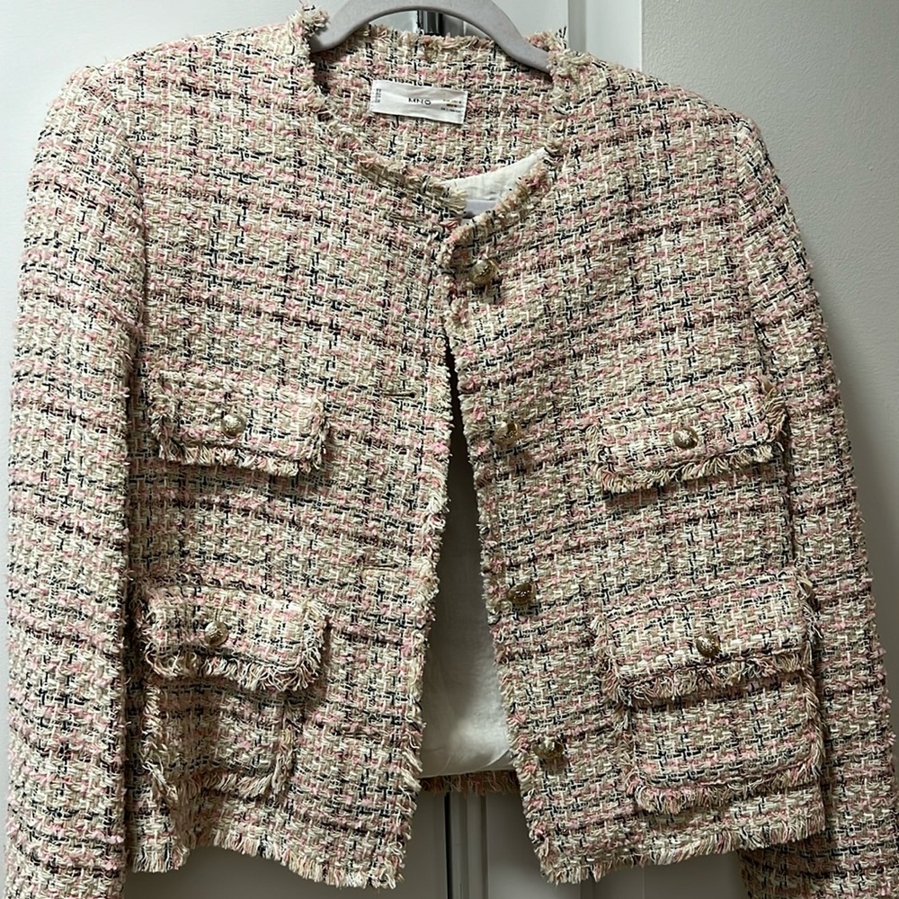 Mango tweed jacket size M